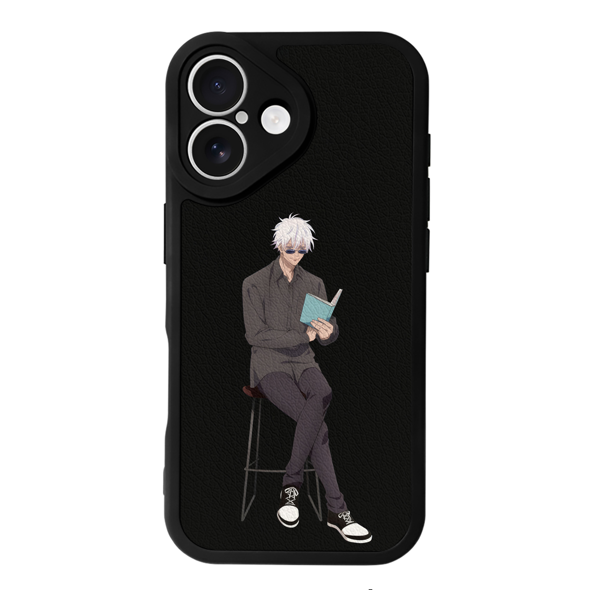 （画像用） 呪術廻戦 Jujutsu Kaisen 【iPhone 16シリーズ対応】シリコンスマホケース（レザー調） 材質：シリコン